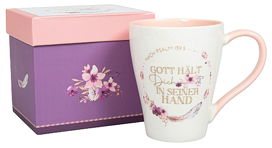 TASSE GOTT HÄLT DICH  IN SEINER HAND